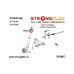 181901A: Front upper shock mount SPORT