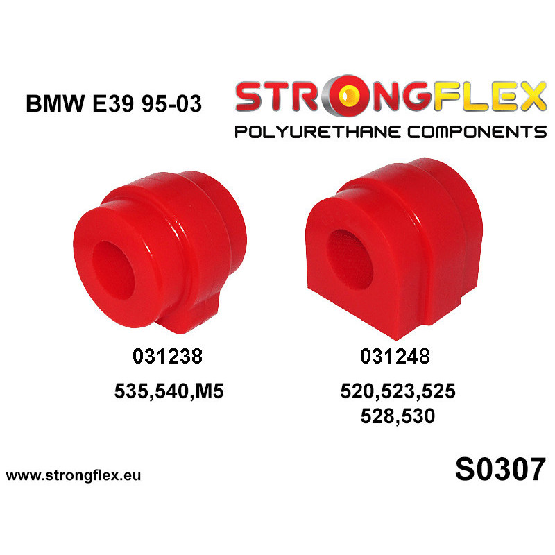 036233A: Full suspension bush kit E39 Sedan SPORT