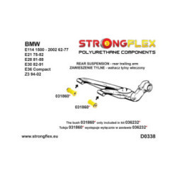 036232A: Rear trailing arm bush kit eccentric SPORT