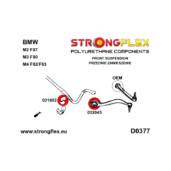 031853A: Front anti roll bar bush SPORT