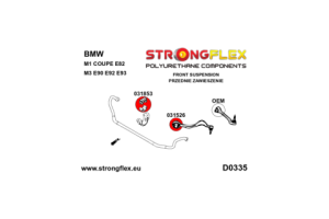 031853A: Front anti roll bar bush SPORT