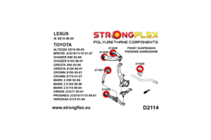 211831A: Front lower radius arm to chassis bush SPORT