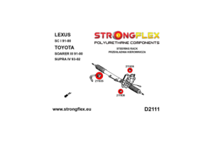 216227B: Steering rack bush kit