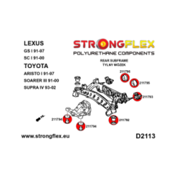 211792B: Rear subframe - front bush