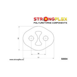 000004B: Exhaust mount hanger 36mm