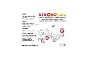 226205B: Gearbox mount bush kit