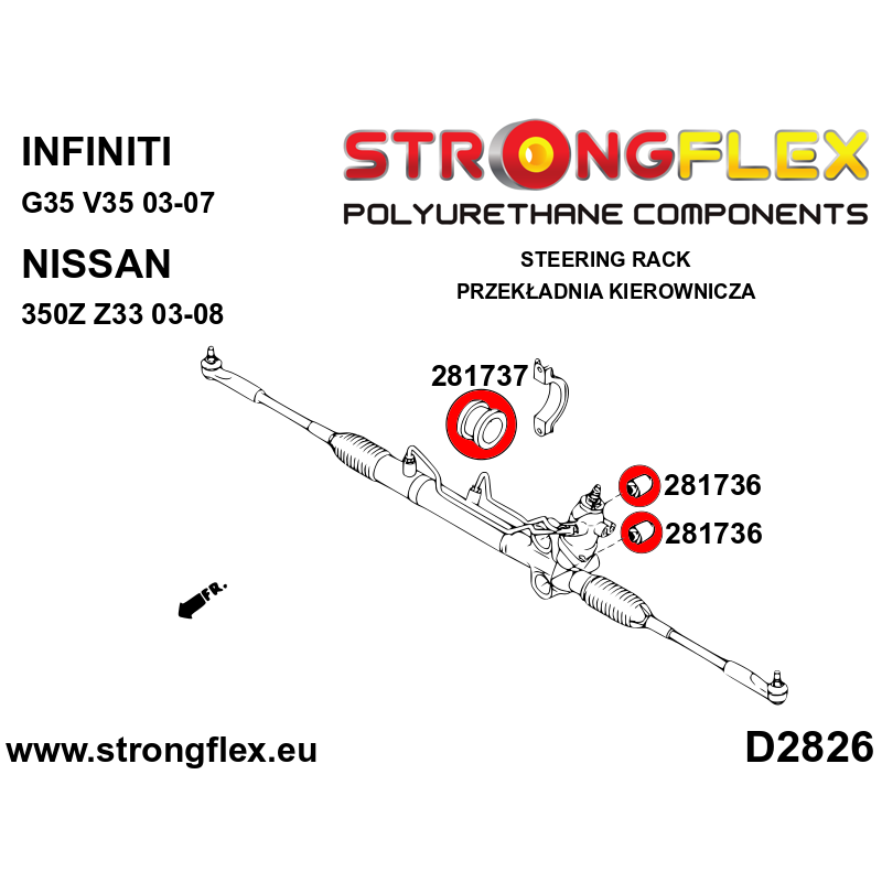 286199A: Full suspension bush kit SPORT