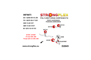281723B: Front upper arm bush