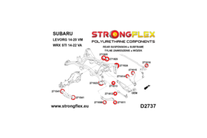 276193B: Rear suspension bush kit