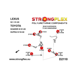 211633A: Rear upper wishbone bush SPORT