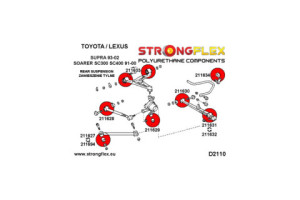 211634A: Rear anti roll bar bush SPORT