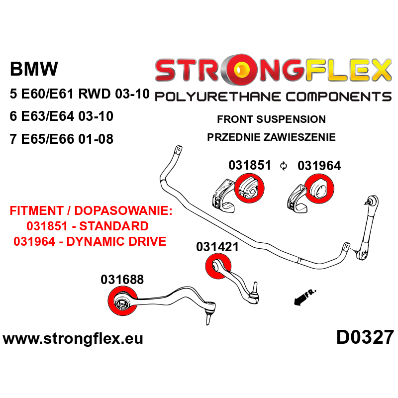 031688B: Front control arm to chassis bush