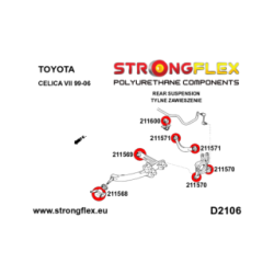 216162A: Rear suspension kit SPORT