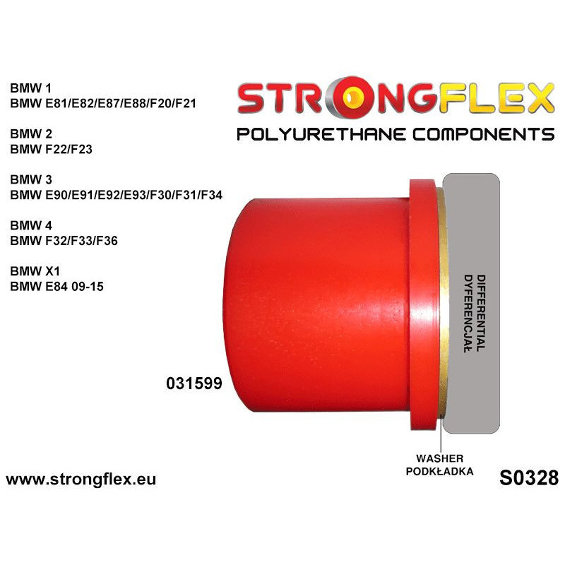 031599B: Rear diff rear mounting bush