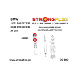 031527A: Rear shock absorber upper mounting bush SPORT