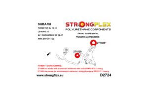 271609B: Front wishbone rear bush