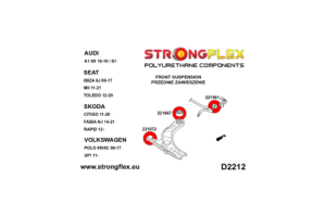 221561A: Front anti roll bar bush SPORT