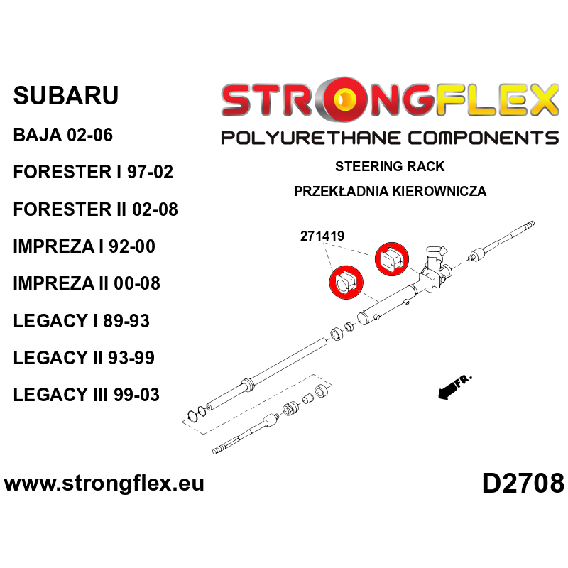 276146B: Full suspension bush kit