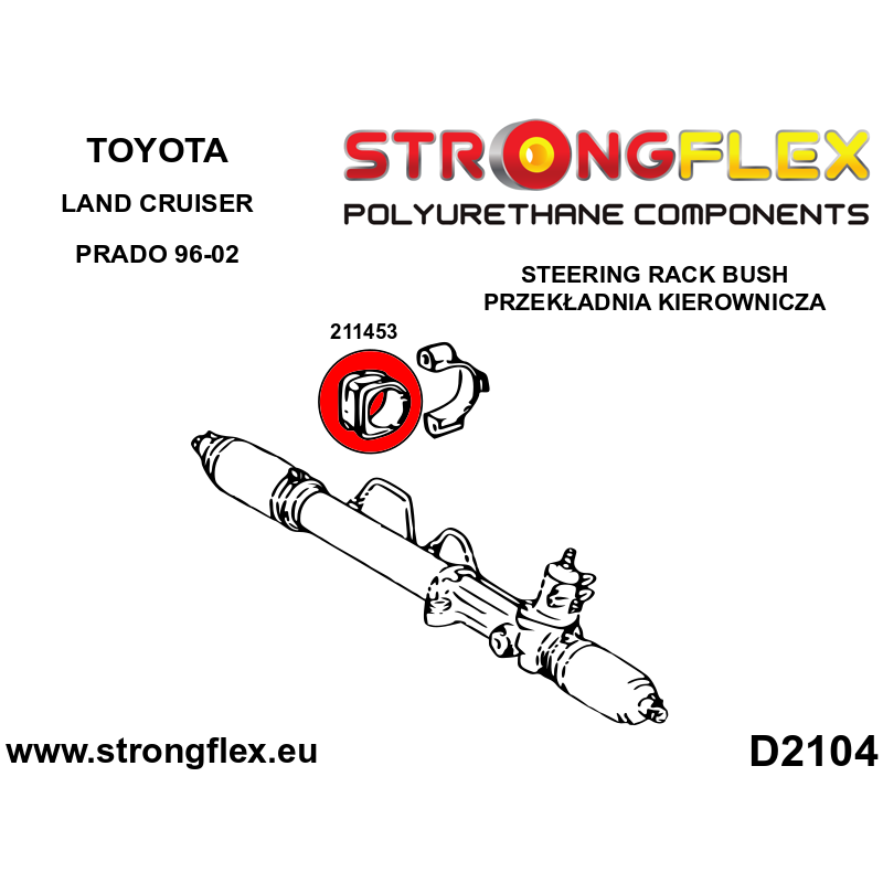 216125A: Full suspension bush kit SPORT
