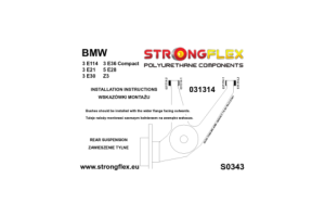 036098B: Full suspension polyurethane bush kit