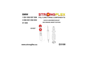 031527B: Rear shock absorber upper mounting bush