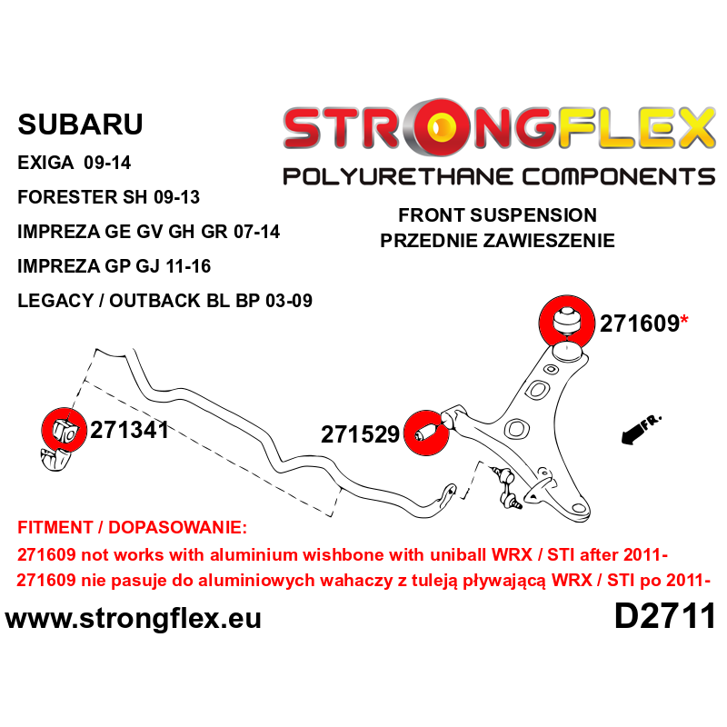 271529B: Front arm front bush