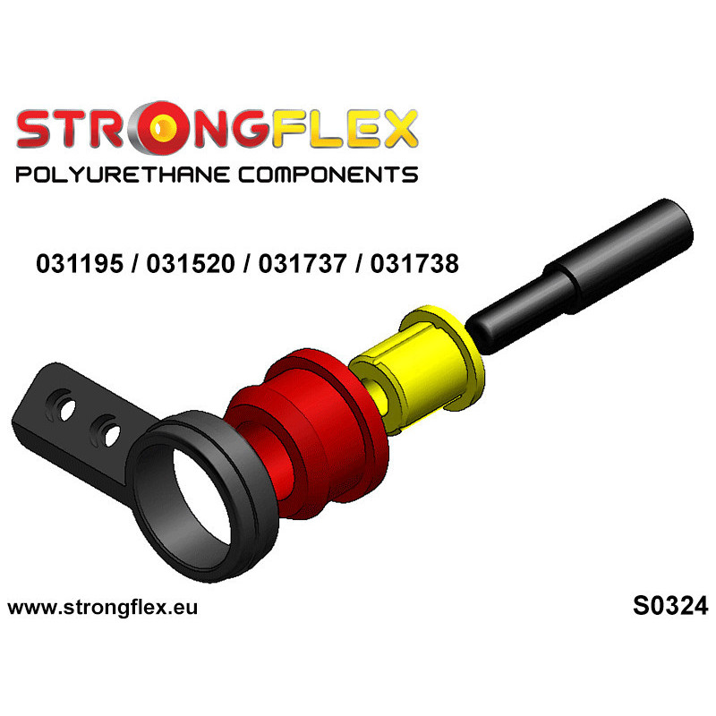 031520B: Front wishbone rear bush xi/xd/ix (4x4)