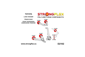 211452A: Front anti roll bar end link bush SPORT