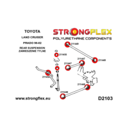211447A: Rear upper arm bush SPORT