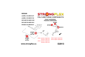 281400A: Front anti roll bar bush SPORT