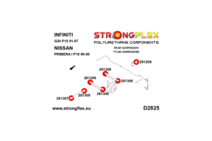 281308B: Outer arm to hub bush and inner track arm bush