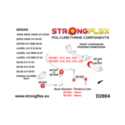 281207B: Front anti roll bar bush
