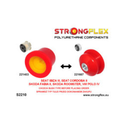 221403B: Front wishbone rear bush