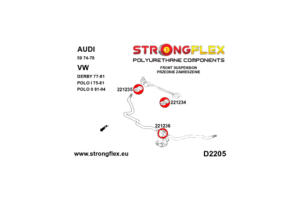 221235B: Front wishbone - outer bush