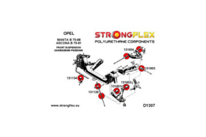 131126B: Front eye bolt mounting bush