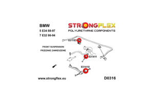 031411B: Front wishbone bush - rear