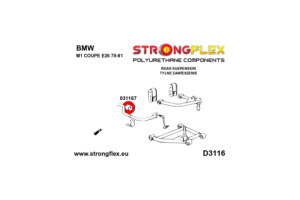 031167B: Anti roll bar bush front / rear