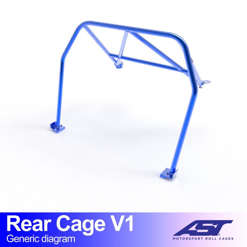 Demi-Arceau MAZDA MX-5 (NA) 2-doors Roadster REAR CAGE V1