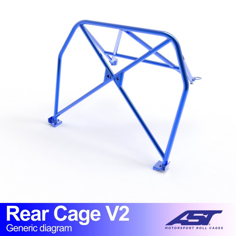 Demi-Arceau MAZDA MX-5 (NA) 2-doors Roadster REAR CAGE V2