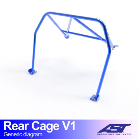 Demi-Arceau MAZDA RX-7 (FD) 3-doors Coupe REAR CAGE V1