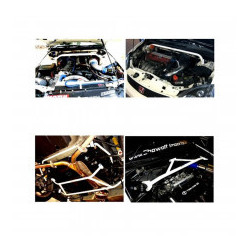 Barre anti-rapprochement supérieure Avant VW Scirocco 08+ 2.0T 2 points