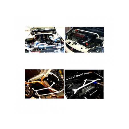 Barres transversales X-Bar 4 points pour Honda Civic EK 96-00