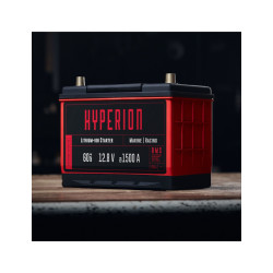 Batterie Lithium Atomique Batteries Hyperion 60 Lithium-ion LiFePO4 12V haute performance 60Ah