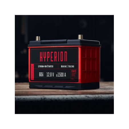 Batterie Lithium Atomique Batteries Hyperion 60 Lithium-ion LiFePO4 12V haute performance 60Ah