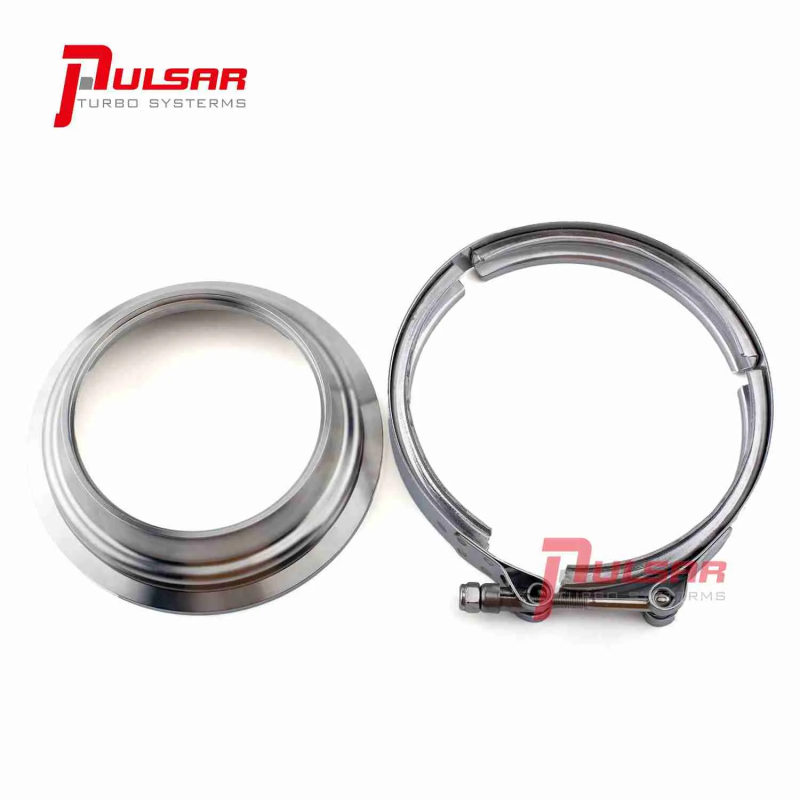 PULSAR 400 T6 Turbo 5 to 4" Stainless Steel Flange Clamp Kit - Flange & Clamp
