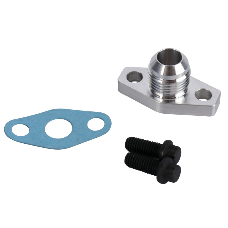 PULSAR Oil Drain Flange Kits for PTX PTG Small Frame Turbos - with 10AN Thread