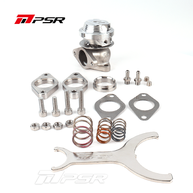 Pulsar Turbo NEW GENERATION WASTEGATE 38mm 2-Bolt External Wastegate - Silver