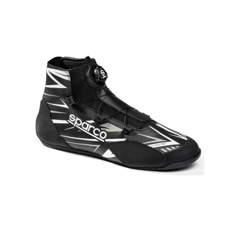 Bottines Karting SPARCO K-RAPID WP FIA 8877-2022 Noir/Blanc 32