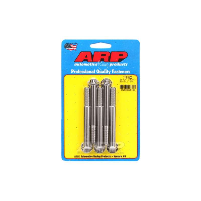 Boulonnerie universelle ARP petite tête 3/8-24 - Inox 12 Pts x5