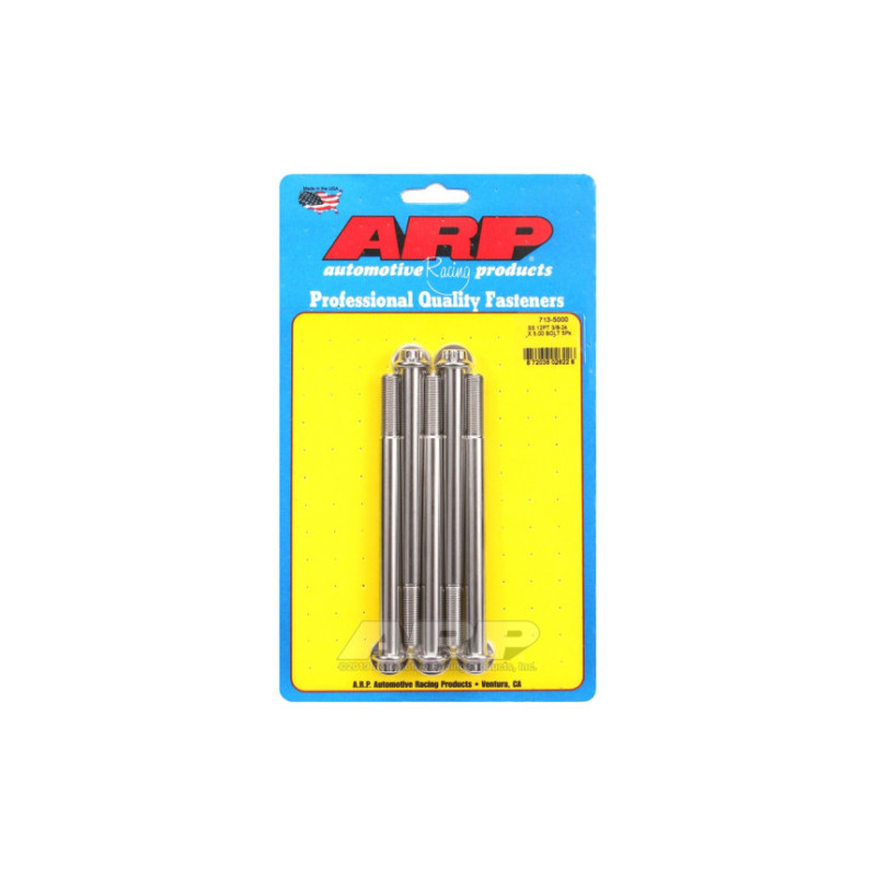 Boulonnerie universelle ARP petite tête 3/8-24 - Inox 12 Pts x5